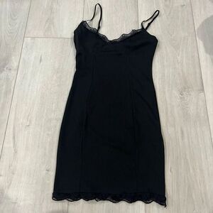 Do my self lace mini black dress size s